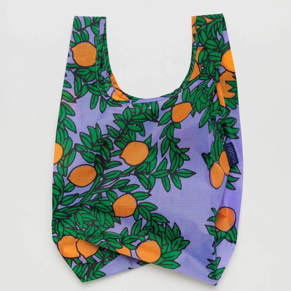 NWT Baby Baggu - Orange Tree Periwinkle